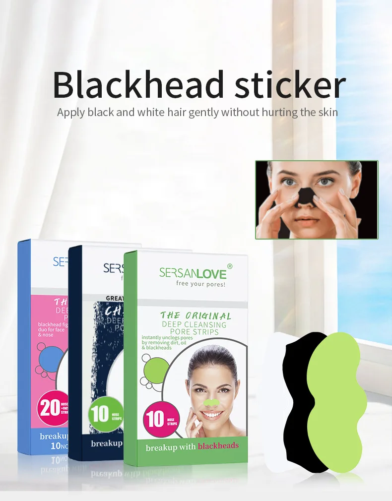 Private Label Deep Cleansing Charcoal Nose Patch Purifying Pore Nose