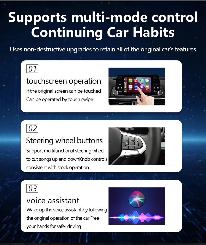 WOOBOOBOX Z1F Original car screen wired CarPlay/Android Auto to wireless CarPlay/Android Auto CarPlay Ai Box
