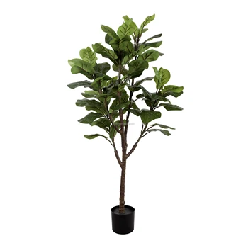 Factory high plastic plants artificial banyan tree artificial tree plant planter with artificial plant Ficus elastica