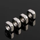 Nut Nuts Wholesale Carbon Steel White Zinc Square Screw Nut Square Threaded Nut