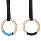 Wooden Gymnastic Rings Wood Gymnastic Rings With Full Body Workout Calisthenics And Home Gym