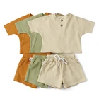Cloth Baby 2021 Children Cloth 2 Pieces Kid Baby Girls Outfits Short-sleeve Kids Little Girls Clothing Sets