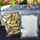 White Blue Red Bags Recyclable Black White Green Blue Pink Red Color Small Packaging Mylar Ziplock Aluminum Foil Bags