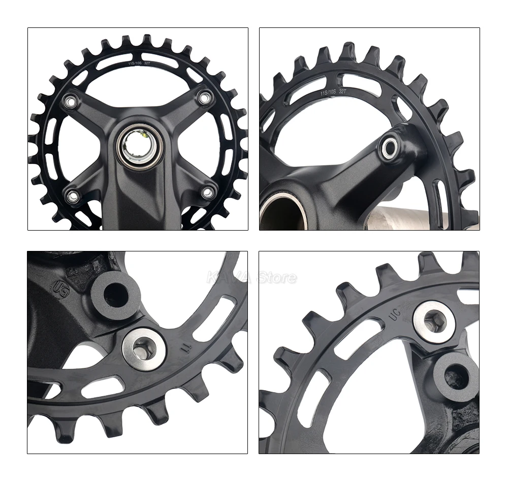 Pédalier Vélo 36 Dents 152mm Noir - 1 Plateau, Acier, Type JIS, Pour Vélo De Ville