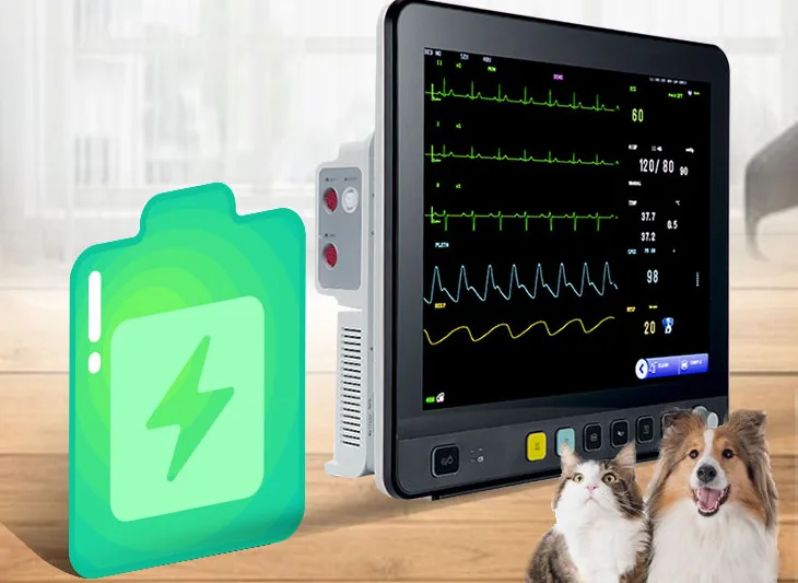 Yonker Hospital Vital Sign Multiparameter Veterinary Patient Ecg