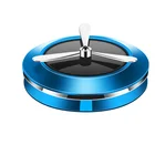 Solar Fan Design Black Plastic Luxury Car Air Refresher Car Freshener Used In Room Car Air Freshener