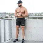 Mens Men Wholesales 7'' Inch Spandex Workout Shorts Mesh Fitness Mens Gym Shorts With Pocket Men Shorts