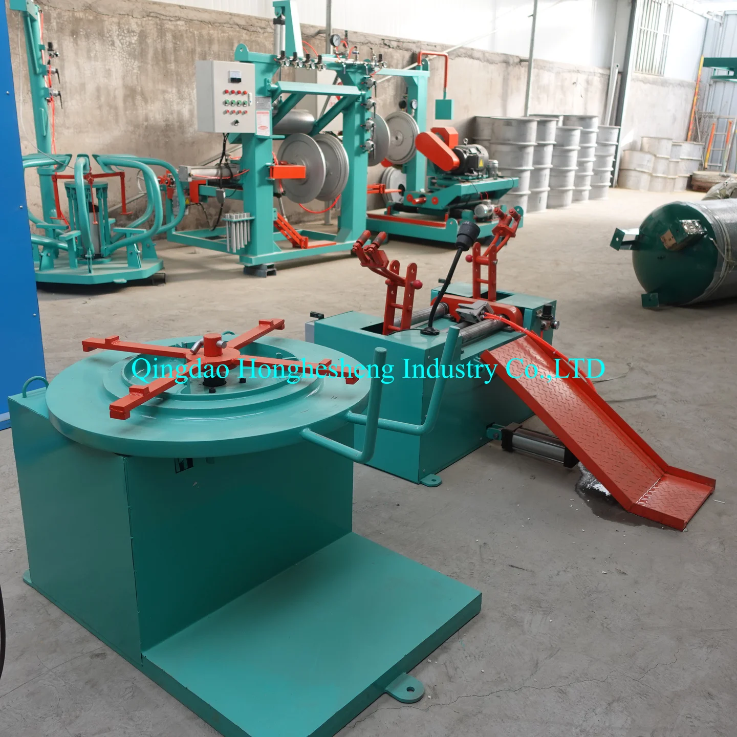 Rims disassembly and assembly machine/machine for retread tire line/steel rims loading and unloading machine