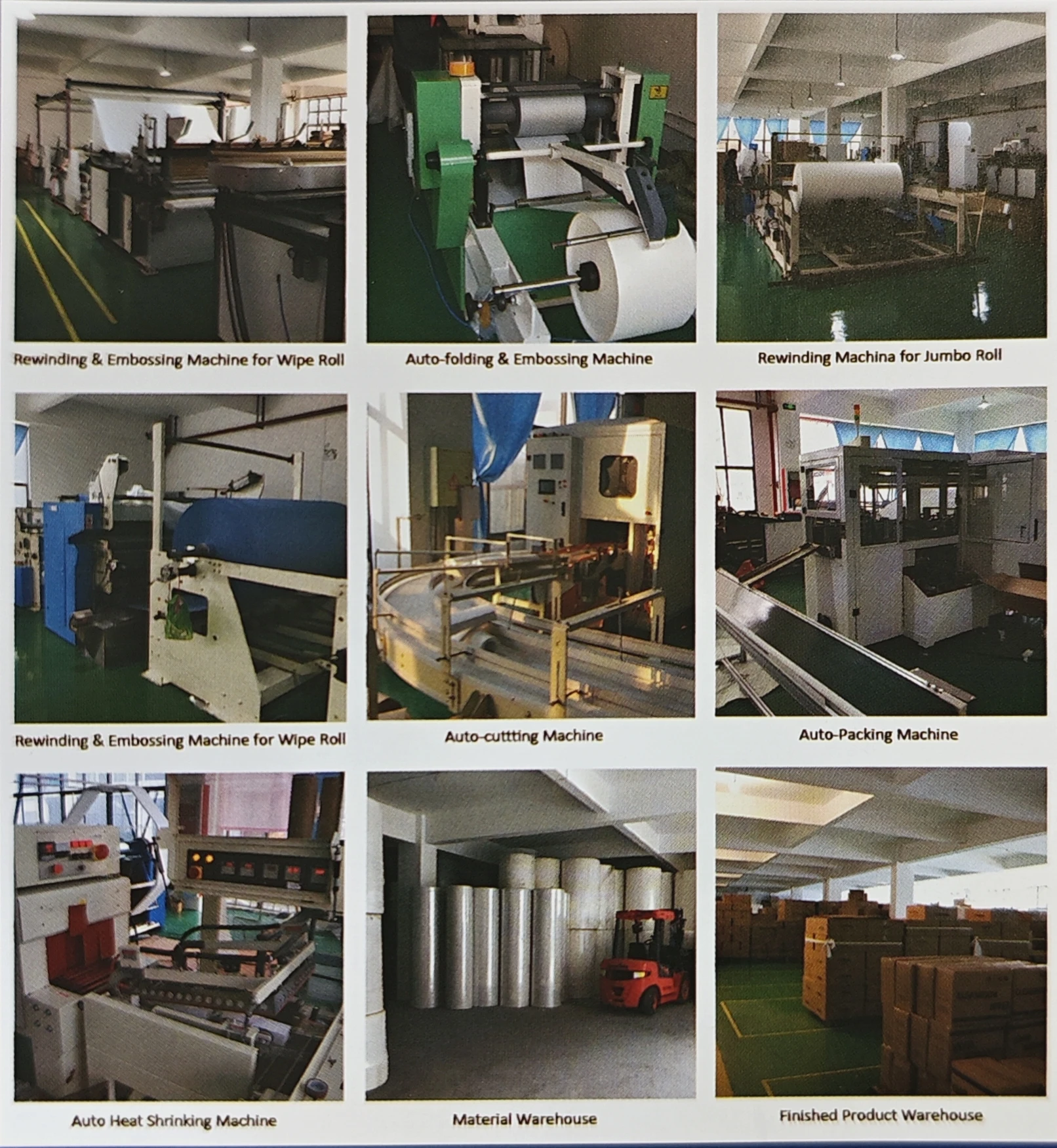 KILINE Automatic Cleaning Wipe Reel Cloth with Customized Size and Embossed Surface for Industrial Machinery Wiping