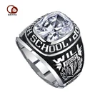 Silver Ring Rings New Product 925 Sterling Silver Custom College Ring Class Rings Graduation