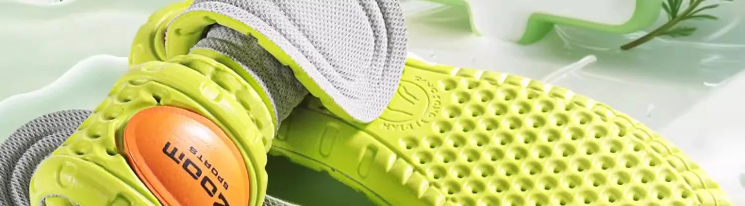 Mugwort Deodorizing Sports Insoles PU Air Cushion Shoe Pads Mugwort Deodorizing Sports Insoles PU Air Cushion Shoe Pads