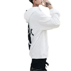 Hoodies Winter Winter Streetwear Men Graphic Hip Hop Hoodies Winter Printed Knitted Black Hoodies