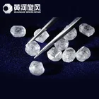 Diamond Uncut HUANGHE WHIRLWIND White Drilled Rough Diamond Beads 2.5 Mm 100% Natural Raw Uncut