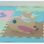 Activity Cheap Fish Printed Non Toxic EVA Baby Foam Activity Play Gym Mats Puzzle