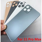 New Design Fashion Mobile Phone Battery Back Cover For Iphone 11 Pro Battery Back Glass Cover Door Rear