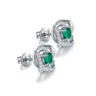 Stud 925 Stud Earrings Set Sterling Sliver Diamond Stud Earrings For Women