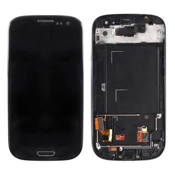 I9300 Lcd For Samsung Galaxy S3 I9301 I9305 I535 I747 Lcd Screen Display With Touch Panel Digitizer With Frame Assembly