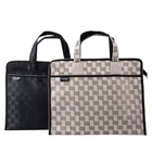 Leather Bag New Style Portable Men's Business Zip-front Pocket Women Leather Computer Bag For Laptop