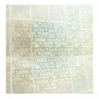 Hologram 3d Stickers Custom Autocollant Hologram Card Hologram Label 3D Stickers Clear Stickers