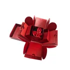 Box Factory Price Custom Luxury Explosion Surprise Gift Box Red Gift Box