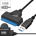 Hdd Sata Sata Plug And Play 5Gbps 2.5 Inch SSD HDD Hard Disk USB 3.0 To Sata Adapter Cable