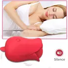 Sex The Rose Vibrator 2 N1 Sucking And Tounge Rose Sex Toy Vibrator With Box