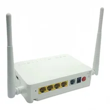 F663NV9 GPON ONT Routers 2GE 2FE 1USB 1TEL External Antenna WiFi Modem Dual Band English Version 2.4G FTTH XPON ONU