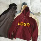 2021 New Listing Sweatshirt For Men Cotton Custom Logo Zipper Hoodies