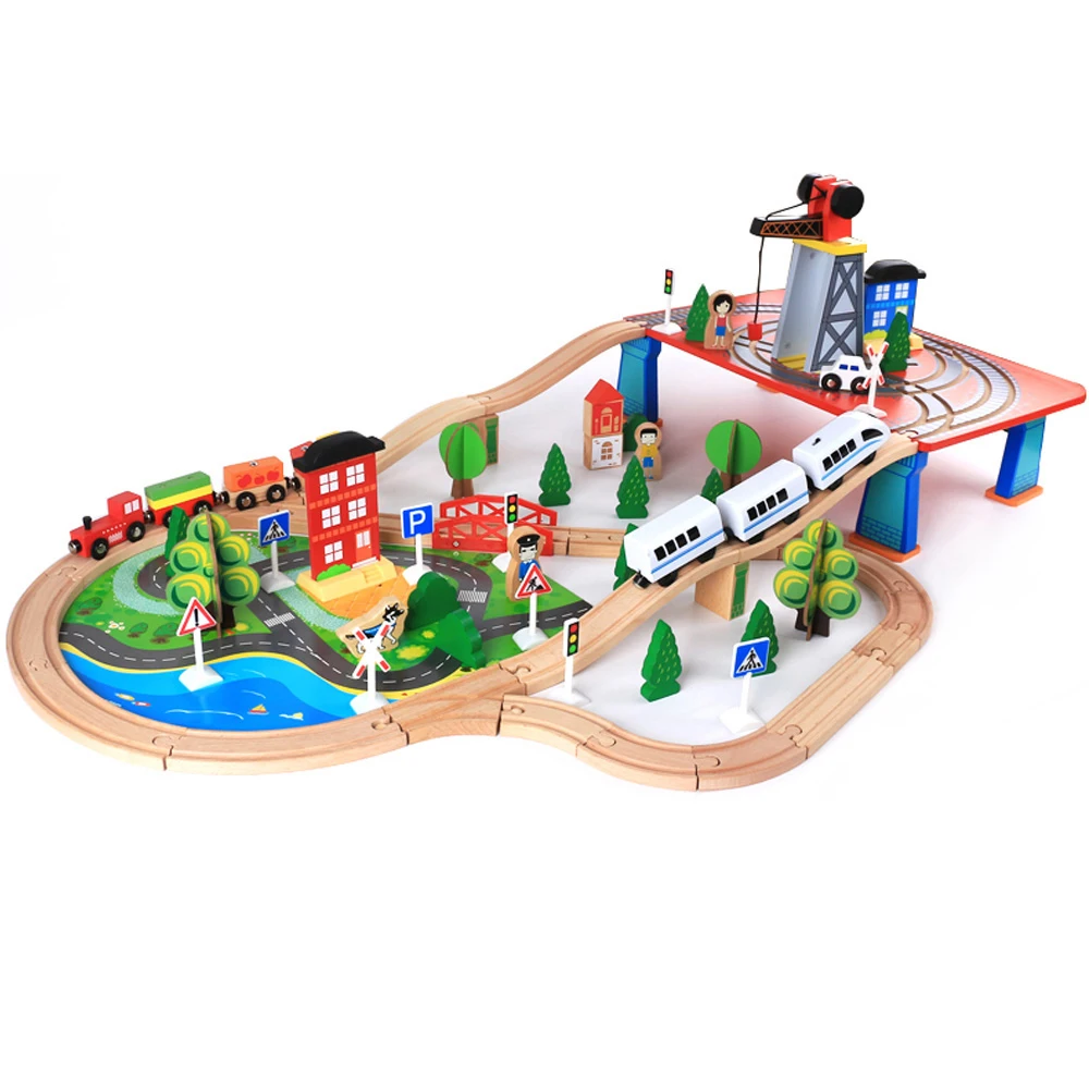 little town timeless toys train set