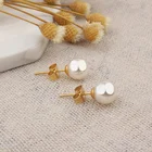 Jewelry Set New Arrival Classic Trendy Gold Plated Pearl Jewelry Set Women