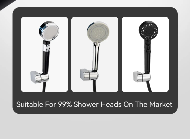 Modern Flexible PVC Shower Hose Bathroom Plumbing Hose Matte Black Hose Resistance High Pressure Shower Hose details