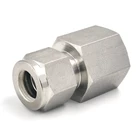 Union Stainless Steel 316 Ferrule Female Thread BSP NPT Connector Tube Union Fitting