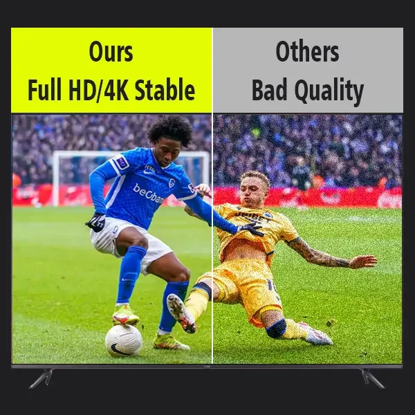 Best Stable Hot Sell Iptv Subscription 1 For 3 Devices Fhd 4k M3u With