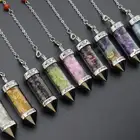 Crystals Healing Stones Balance Healing Natural Energy Crystal Stone 7 Chakra Pendant Used For Feng Shui And Divination
