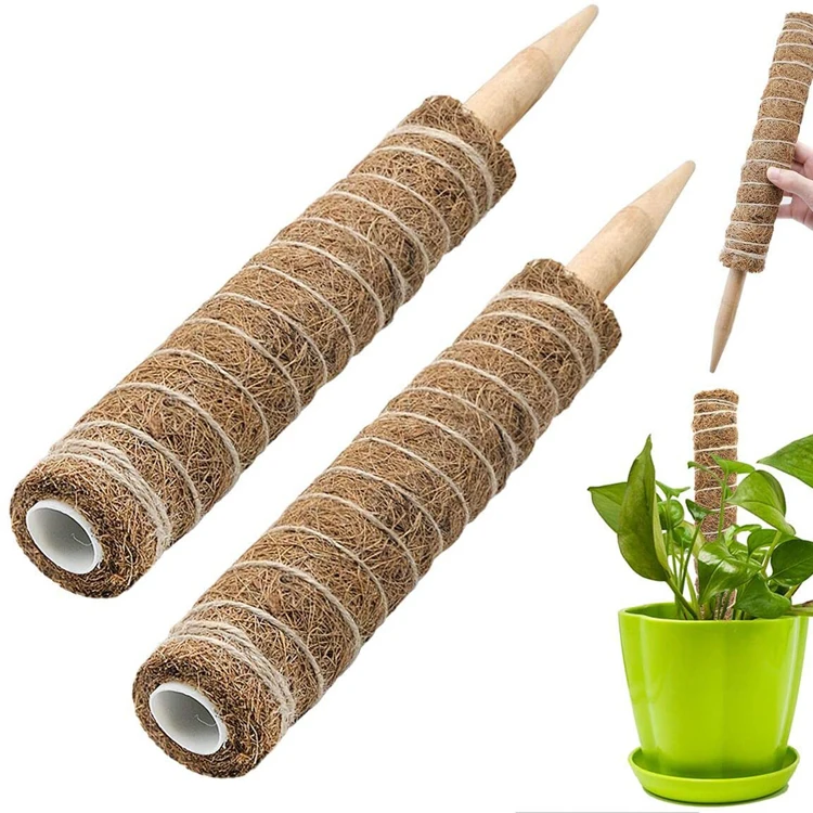Plant Support Moss Pole Coir Moss Stick Totem Pole Plant Climbing Indoor Plants 
