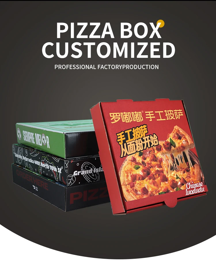 product factory price high quality custom biodegradable pizza box wholesale bulk carton pizza box high quality custom printed food grade-4