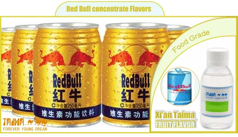 Taima Konzentrat Red Bull Geschmack Parfums Duftöl Energy Drinks E-Zigarette Aromastoff für E-Vape-Liquid oder Shisha 0