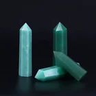 Point Wholesale Natural Crystal Wand Aventurine Wand Point Quartz Crystal Tower For Healing