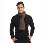 Factory High Quality Soft Acrylic Knitted Long Fashion Man Thick Winter Scarf Women And Men Scarves