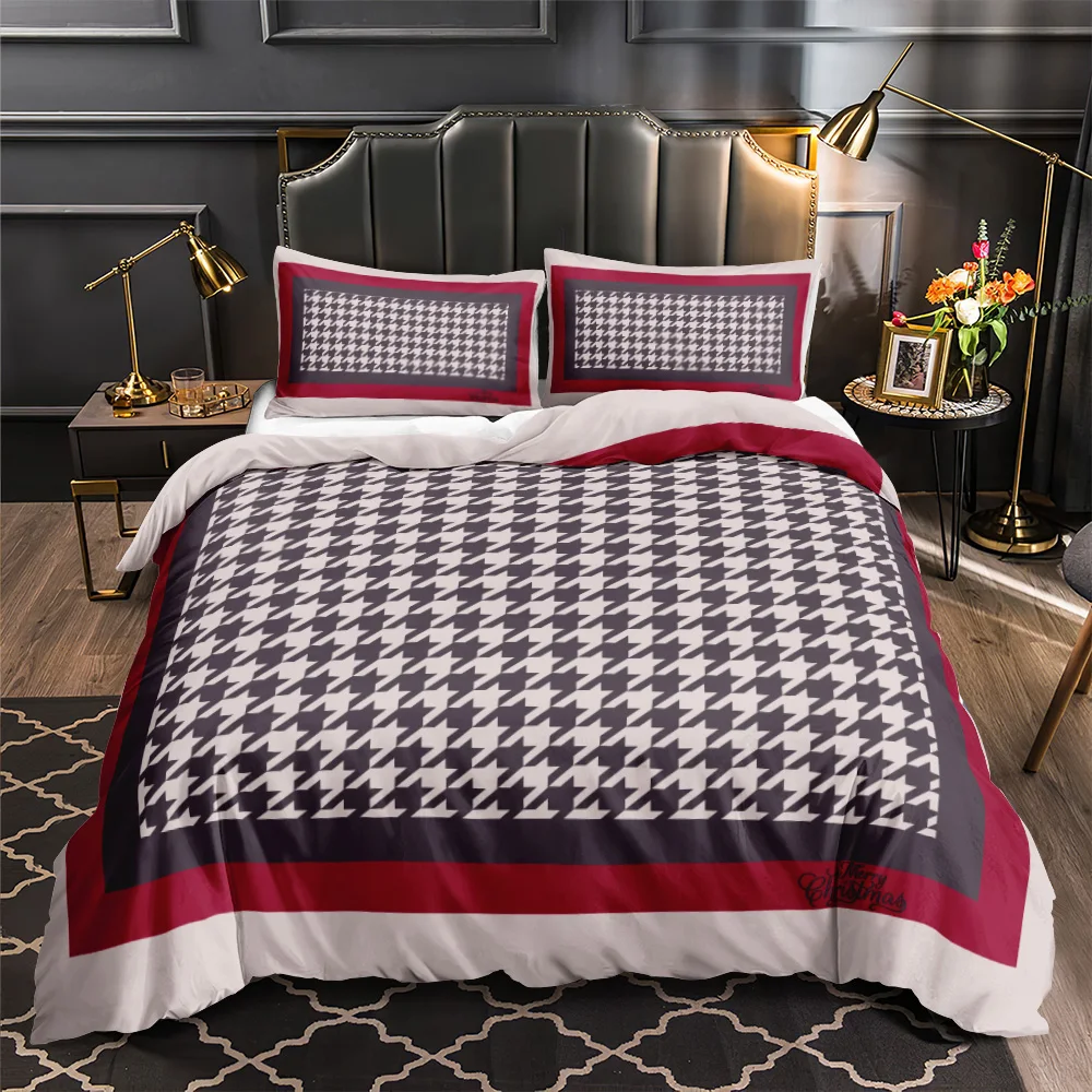 grid bed duvet