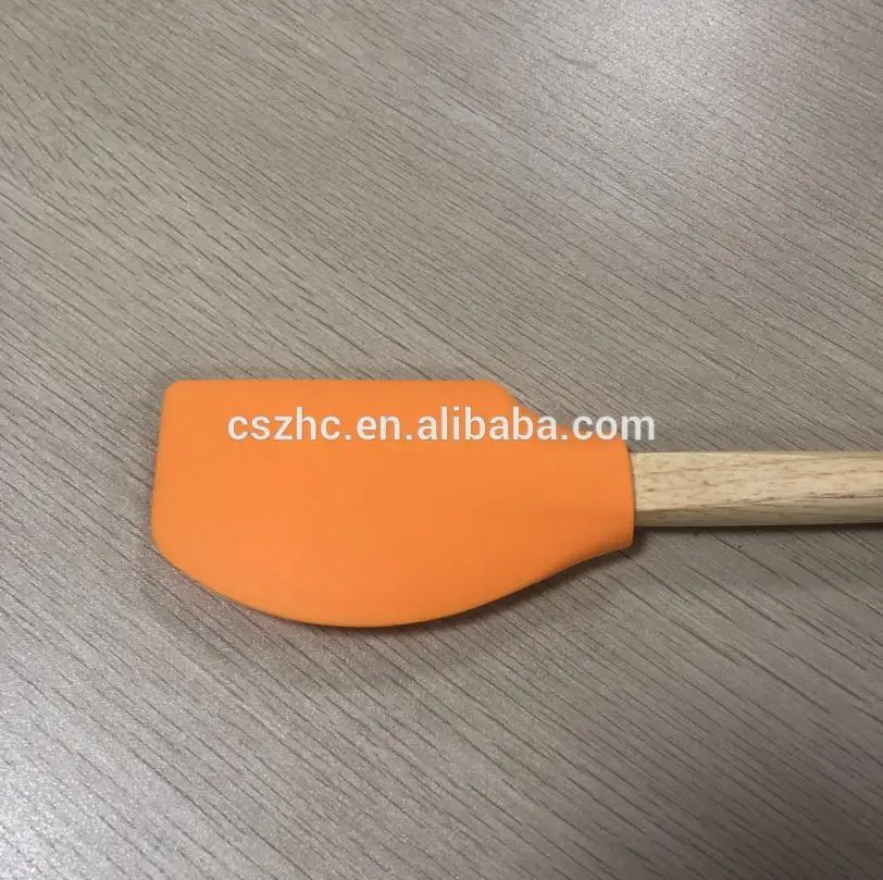 Silicone And Wood Spatulas,Wood Handle Spatula,Silicon Spatula Wood