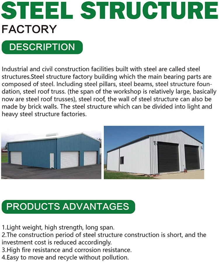 Steel Structure Warehouse Workshop Factory