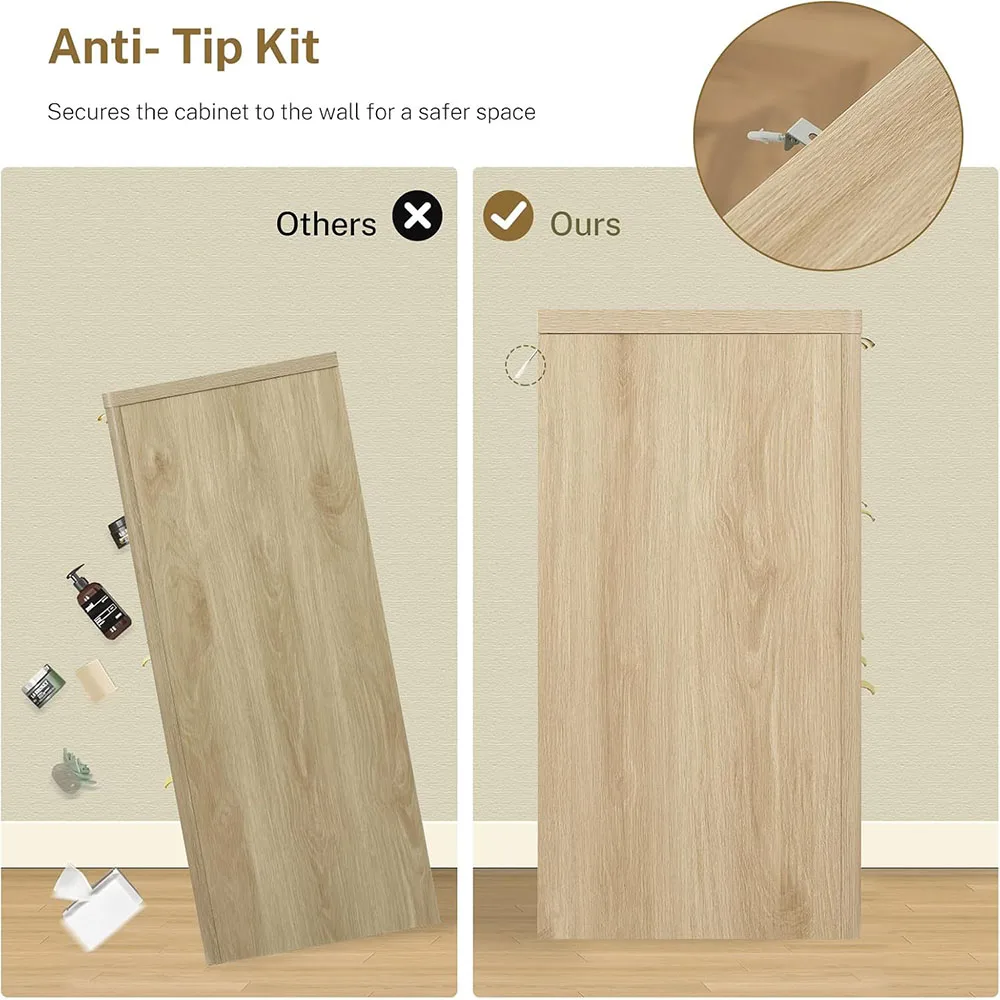 product nu deco fluted modern dresser 9 drawers 63 wide wood with metal handles mdf panel for bedroom living room storage-6