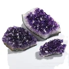 Rough Wholesale Natural Raw Irregular Rough Amethyst Cluster Crystal Purple Stone Rough Specimen Mineral