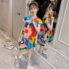 Girls Girl Girls Dress Summer New Children's Skirt Baby Foreign Fashion Princess Dress Little Girl