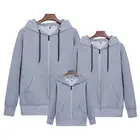 Men Sweatshirt Men Women Kids French Terry Zip Up Sweatshirt