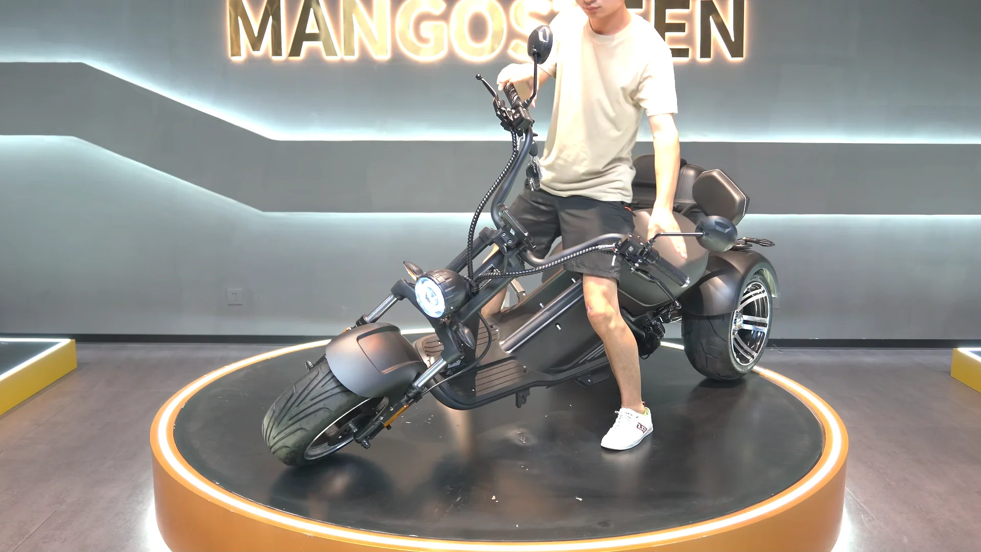 Mangosteen Trike M Eec Coc W Wheel Long Range Electric Scooter