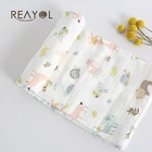 Muslin Baby Swaddle Blankets Wholesale 100% Cotton Cartoon Printing Newborn Muslin Baby Swaddle Blanket