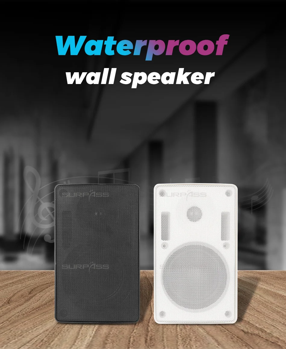 Hot Sale Black and White Color Outdoor PA System Waterproof Wall Mount Public Address PA Speaker - ANKUX.COM