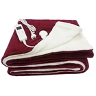 220V Machine Washable And Fast Warming Electric Wrap Around Blanket With Europe Plug